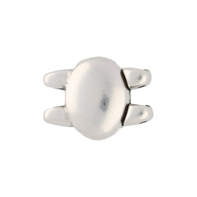 Cymbal™ Kypri II SuperDuo Magnetic Clasp - Antique Silver Plate - PerlineBeads