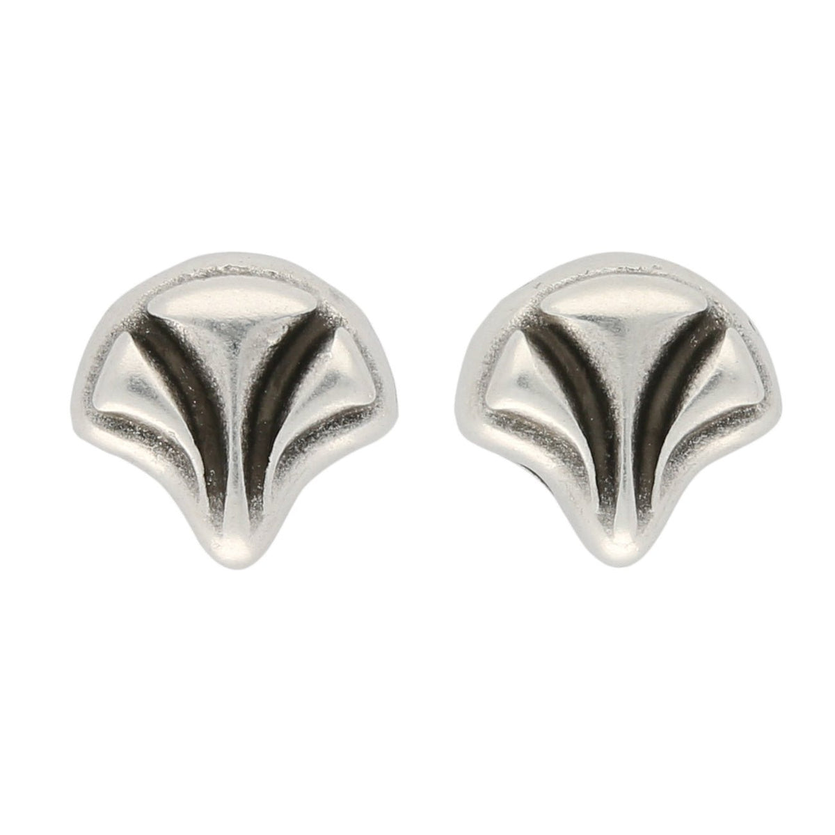 Cymbal™ Limani-Ginko Ohrringe - Silver Plate - PerlineBeads