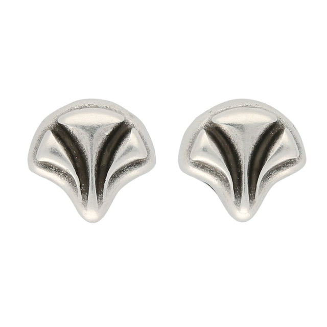Cymbal™ Limani-Ginko Ohrringe - Silver Plate - PerlineBeads