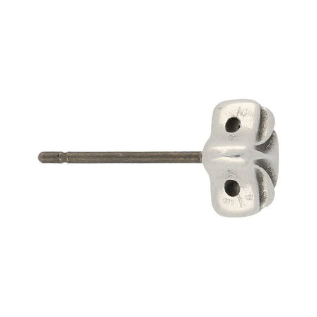 Cymbal™ Limani-Ginko Ohrringe - Silver Plate - PerlineBeads