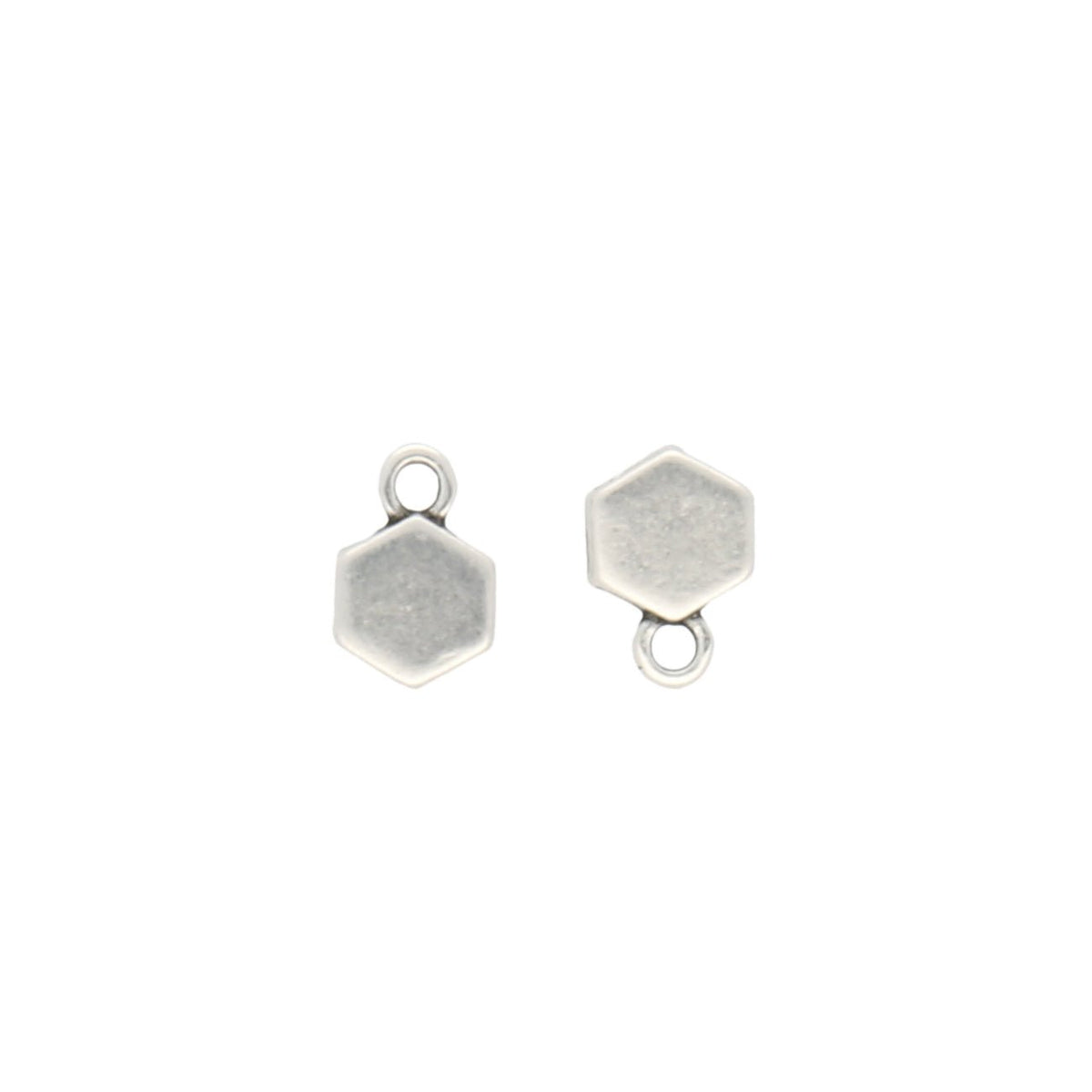 Cymbal™ Maragas-Honeycomb Bead Ending - Silver Plate - PerlineBeads