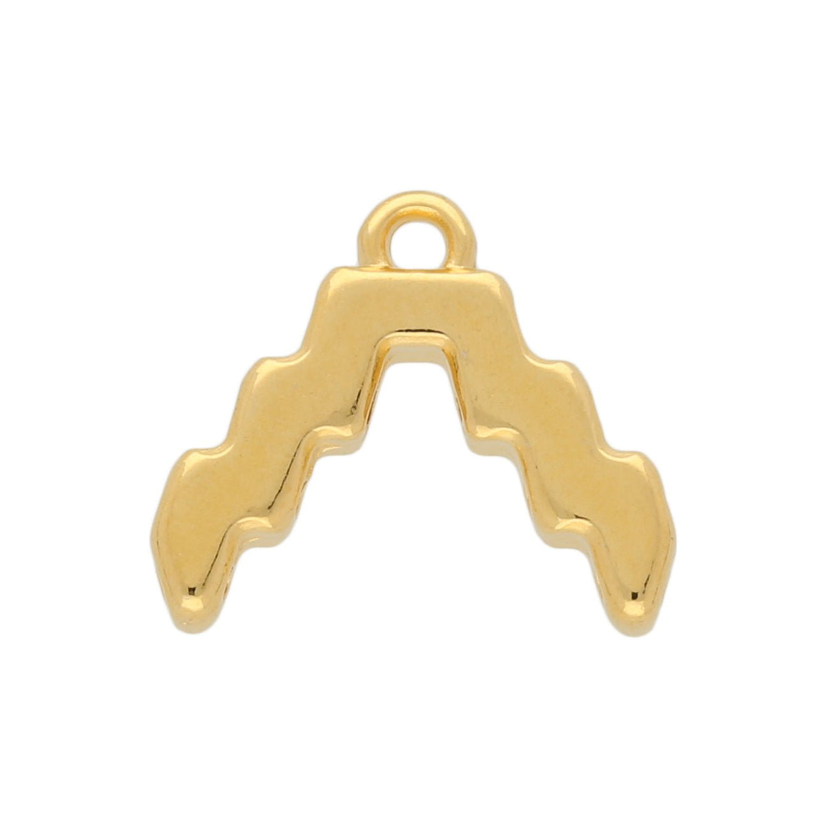 Cymbal™ Menites-Superduo Bead Ending - 24K Gold Plate - PerlineBeads