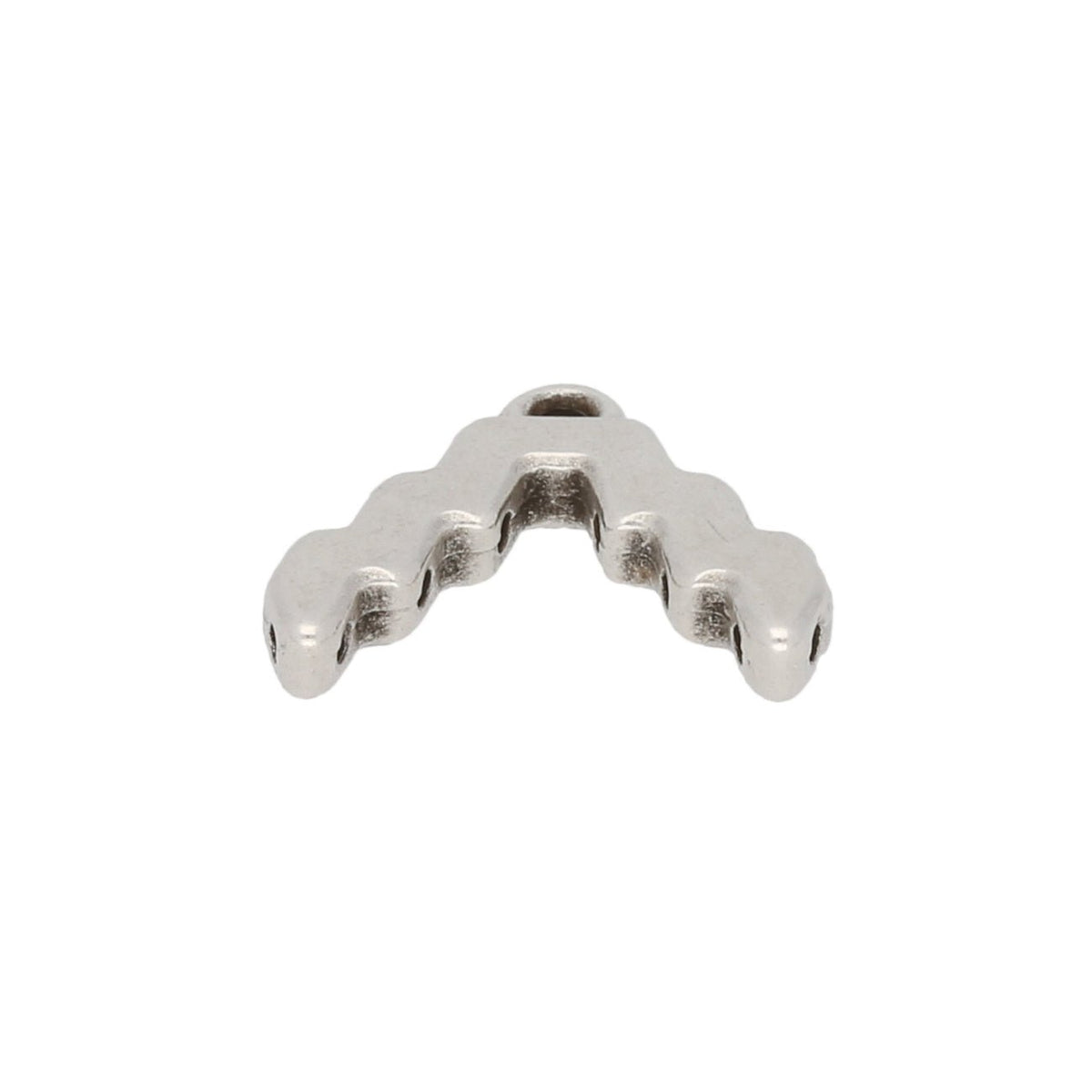 Cymbal™ Menites-Superduo Bead Ending - Antique Silver Plate - PerlineBeads