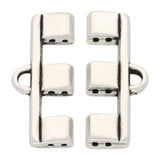 Cymbal™ Piperi III - Bead Ending - Antique Silver Plate - PerlineBeads