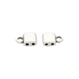 Cymbal™ Piperi - Tila Bead Ending - Antique Silver Plate - PerlineBeads