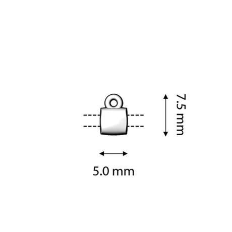 Cymbal™ Piperi - Tila Bead Ending - Rose Gold Plate - PerlineBeads