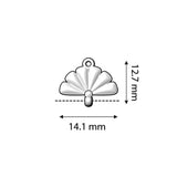 Cymbal™ Sitia-8/0 Bead Ending - Rose Gold Plate - PerlineBeads