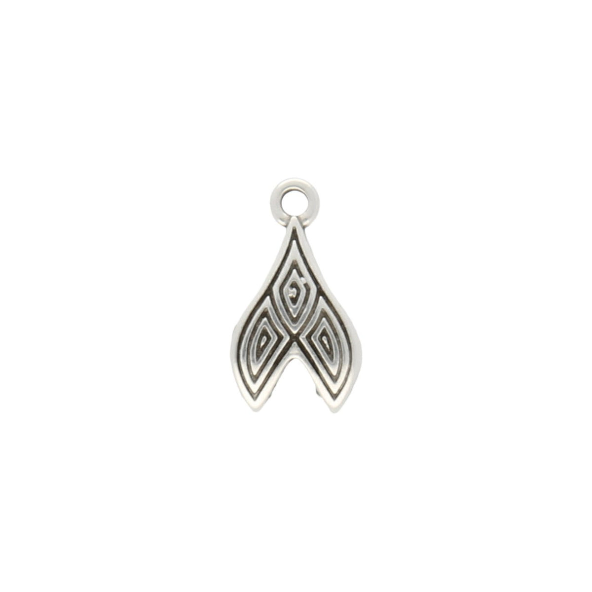 Cymbal™ Tourlos II-GemDuo Bead Ending - Silver Plate - PerlineBeads