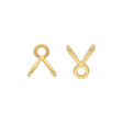 Cymbal™ Triades-GemDuo Bead Ending – 24K Gold Plate - PerlineBeads