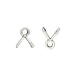 Cymbal™ Triades-GemDuo Bead Ending – Antique Silver Plate - PerlineBeads