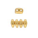 Cymbal™ Vitali Superduo Bead Substitute - 24k Gold Plate - PerlineBeads