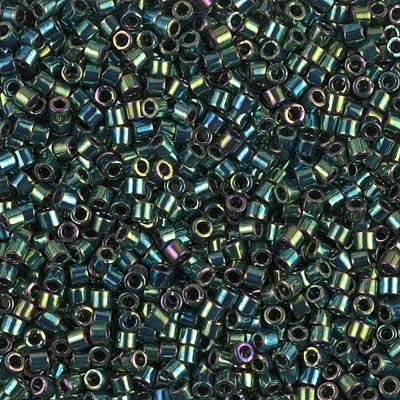Delica 10/0 - DBM0027 - Metallic Teal Iris - PerlineBeads