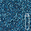 Delica 10/0 - DBM0149 - Silver Lined Aqua - PerlineBeads