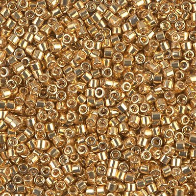 Delica 10/0 - DBM0410 - Galvanized Yellow Gold Dyed - PerlineBeads