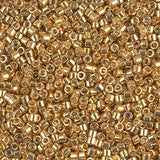Delica 10/0 - DBM0410 - Galvanized Yellow Gold Dyed - PerlineBeads