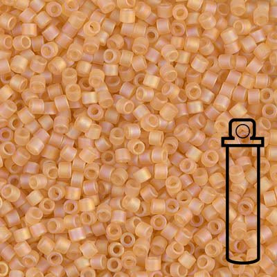 Delica 10/0 - DBM0852 - Matte Cantaloupe AB - PerlineBeads