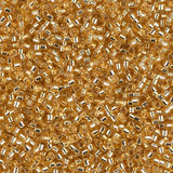 Delica 11/0 - DB042 - Silver Lined Gold - PerlineBeads