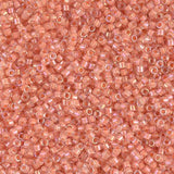 Delica 11/0 - DB068 - Lined Yellow/Orange - PerlineBeads