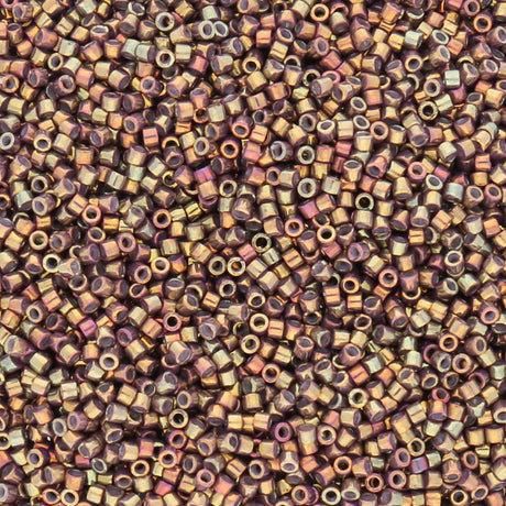 Delica 11/0 - DB1010 - Metallic Earth Batik Luster - PerlineBeads