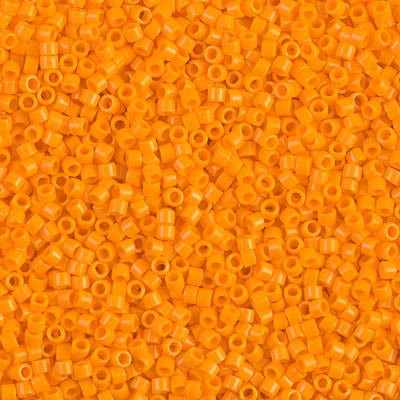 Delica 11/0 - DB1133 - Opaque Mandarin - PerlineBeads