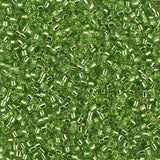 Delica 11/0 - DB1206 - Silver Lined Lime - PerlineBeads