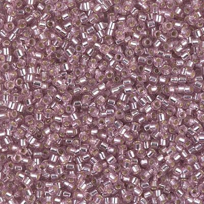 Delica 11/0 - DB1434 - Silver Lined Pale Rose - PerlineBeads