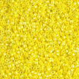 Delica 11/0 - DB160 - Opaque Yellow AB - PerlineBeads