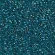 Delica 11/0 - DB1764 - Emerald Lined Aqua AB - PerlineBeads