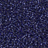 Delica 11/0 - DB183 - Silver Lined Montana - PerlineBeads