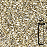 Delica 11/0 - DB1831 - Duracoat Galvanized Silver - PerlineBeads