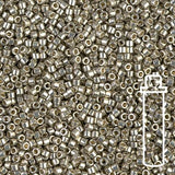 Delica 11/0 - DB1851 - Duracoat Galvanized Light Smoky Pewter - PerlineBeads