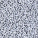 Delica 11/0 - DB209 - Opaque Light Grey Luster - PerlineBeads