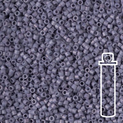 Delica 11/0 - DB2292 - Frost Opaque Glaze Grape - PerlineBeads