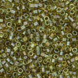 Delica 11/0 – DB2377 – Fancy Lined Olive - PerlineBeads