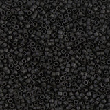 Delica 11/0 - DB310 - Matte black - PerlineBeads