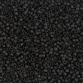 Delica 11/0 - DB310 - Matte black - PerlineBeads
