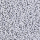 Delica 11/0 - DB357 - Matte Light Grey - PerlineBeads