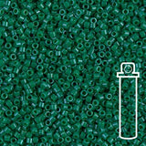 Delica 11/0 - DB656 - Dyed Opaque Jade Green - PerlineBeads