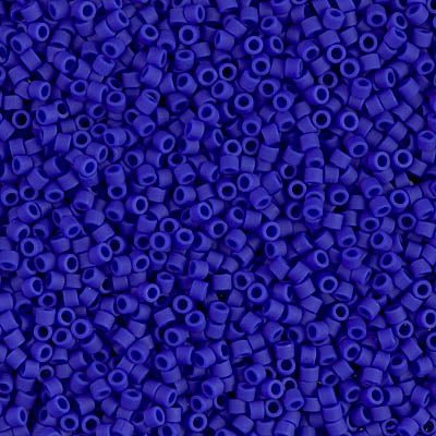 Delica 11/0 - DB756 - Matte Opaque Royal Blue - PerlineBeads