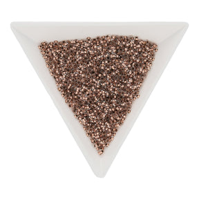 Demi-Round 11/0 – PermaFinish - Copper-Lined Crystal - PerlineBeads