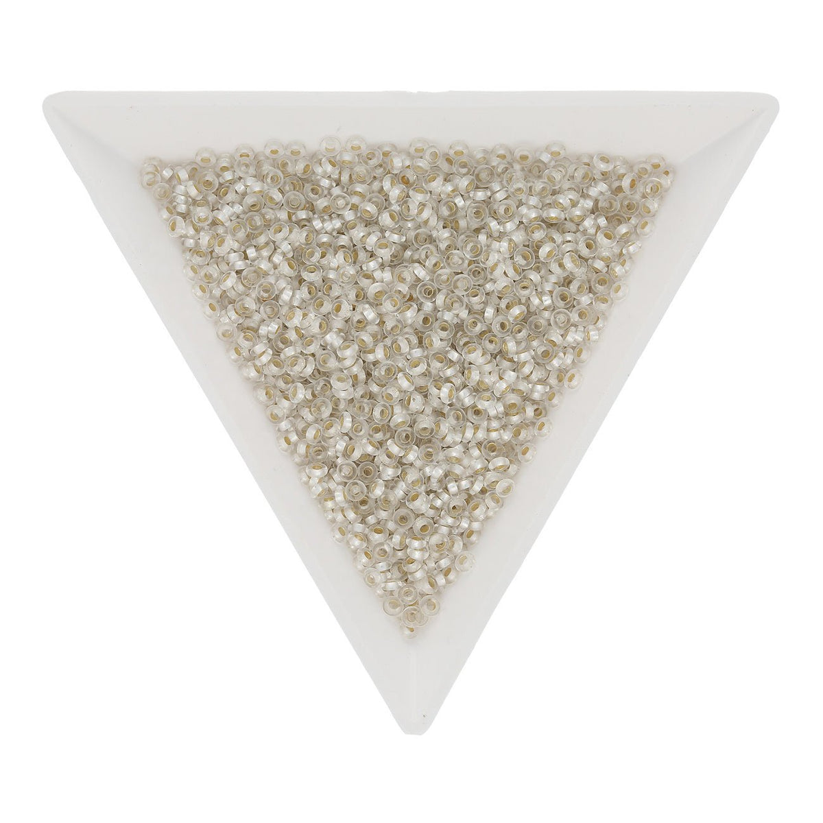 Demi-Round 11/0 – PermaFinish – Silver Lined Frosted - PerlineBeads