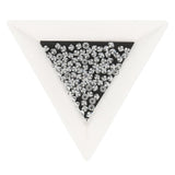 Doppelkegel 3 mm - Crystal - PerlineBeads