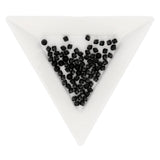 Doppelkegel 3 mm - Jet - PerlineBeads