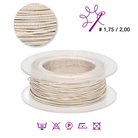 Dragon Metal Schmuckgarn - Platin (99128) - PerlineBeads