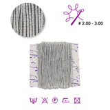 Dragone Schmuckgarn - Silber - PerlineBeads