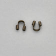 Drahtschutz (Wire guardian) aus Messing – Farbe Bronze - PerlineBeads