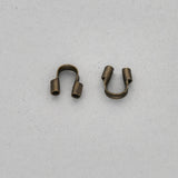 Drahtschutz (Wire guardian) aus Messing – Farbe Bronze - PerlineBeads
