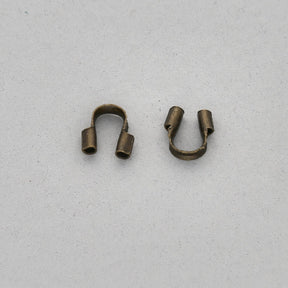 Drahtschutz (Wire guardian) aus Messing – Farbe Bronze - PerlineBeads