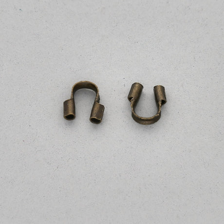 Drahtschutz (Wire guardian) aus Messing – Farbe Bronze - PerlineBeads