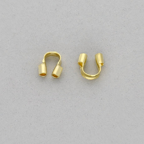 Drahtschutz (Wire guardian) aus Messing – Farbe Gold - PerlineBeads